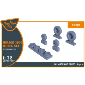   Clear Prop Models - Mirage-2000 wheel set for Modelsvit, Dream Model kits