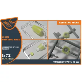 Clear Prop Models - G.91R painting mask for MENG kits