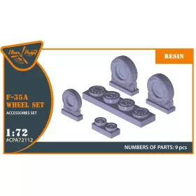 Clear Prop Models - F-35A wheel set