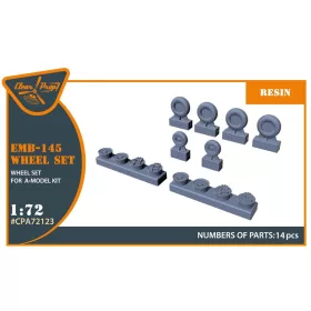 Clear Prop Models - EMB-145 wheel set for A-model kits
