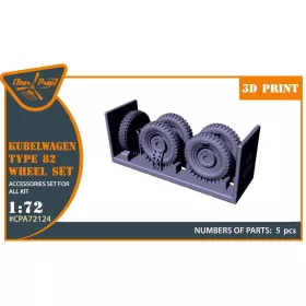 Clear Prop Models - Kubelwagen type 82 Wheel set
