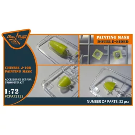   Clear Prop Models - Chinese J-10B double-sided painting mask for Trumpeter kit 01651