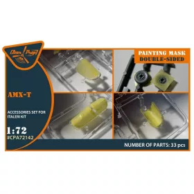   Clear Prop Models - AMX-T double-sided painting mask for Italeri kits