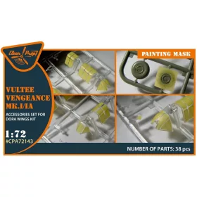   Clear Prop Models - Vultee Vengeance Mk.I/IA painting mask for Dora Wings kit