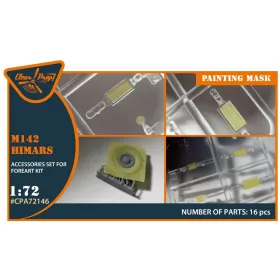   Clear Prop Models - M142 Himars painting mask for Foreart kits
