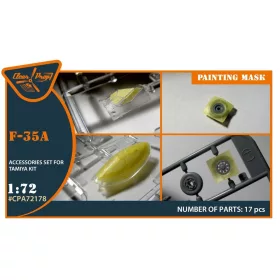 Clear Prop Models - F-35A painting mask for Tamiya kit