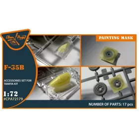 Clear Prop Models - F-35B painting mask for Tamiya kit