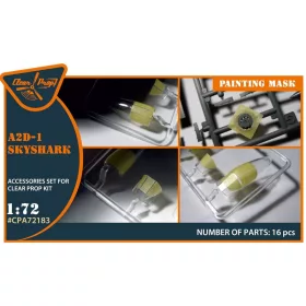 Clear Prop Models - A2D-1 Skyshark painting mask for CP kits