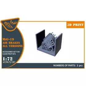 Clear Prop Models - MiG-19 air brakes for CP kits