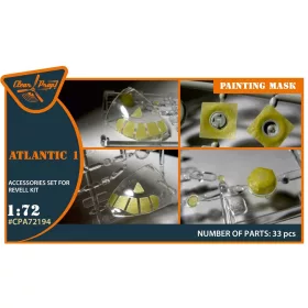 Clear Prop Models - ATLANTIC 1 painting mask for REVELL kit