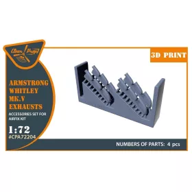   Clear Prop Models - Armstrong Whitley Mk.V exhausts for Airfix kits