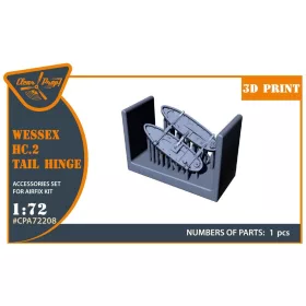 Clear Prop Models - Wessex HC.2 Tail hinge for Airfix kit