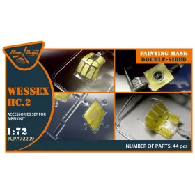   Clear Prop Models - Wessex HC.2 double-sided painting mask for Airfix kit