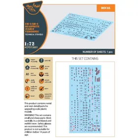   Clear Prop Models - UH-2/SH-2 Seasprite (early version) technical stencils
