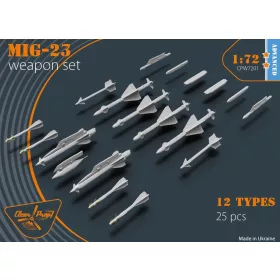 Clear Prop Models - MiG-23 Weapon Set