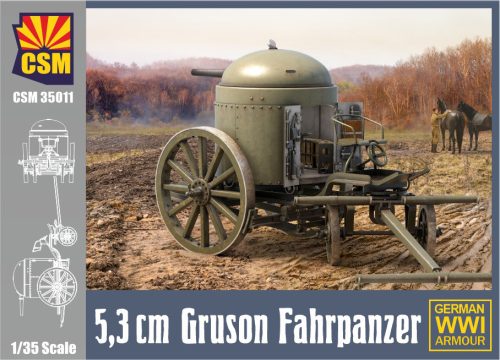 Copper State Models - 1/35 5,7cm Gruson Fahrpanzer
