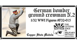 Copper State Models - 1/32 German bomber ground crewman N.2