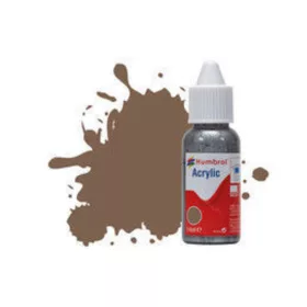   Humbrol - HUMBROL ACRYLIC DROPPER BOTTLE 14ML No 29 Dark Earth - Matt