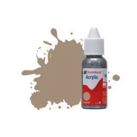   Humbrol - HUMBROL ACRYLIC DROPPER BOTTLE 14ML No 72 Khaki Drill Matt