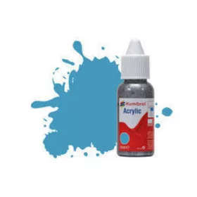   Humbrol - HUMBROL ACRYLIC DROPPER BOTTLE 14ML No 89 Middle Blue Matt