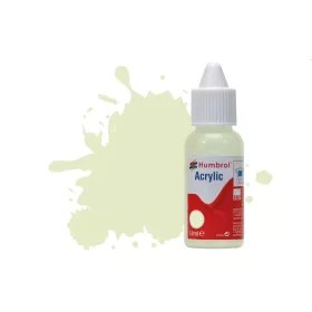   Humbrol - HUMBROL ACRYLIC DROPPER BOTTLE 14ML No.90 Beige Green (aka Sky) Matt