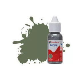   Humbrol - HUMBROL ACRYLIC DROPPER BOTTLE 14ML No 102 Army Green - Matt