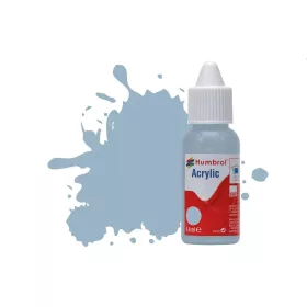   Humbrol - HUMBROL ACRYLIC DROPPER BOTTLE 14ML No.128 US Compass Grey Matt