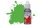 Humbrol - HUMBROL ACRYLIC DROPPER BOTTLE 14ML No 208 Fluorescent Signal Green Gloss