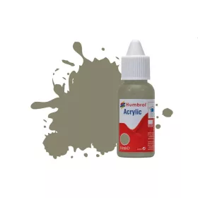   Humbrol - HUMBROL ACRYLIC DROPPER BOTTLE 14ML No.240 RLM 02 Grau Matt