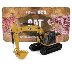   DM-Models - CATERPILLAR CAT320 GX ESCAVATORE CINGOLATO - TRACTOR HYDRAULIC EXCAVATOR SCRAPER YELLOW BLACK