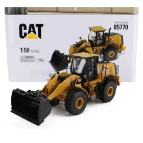   DM-Models - CATERPILLAR CAT950 RUSPA GOMMATA - SCRAPER TRACTOR WHEEL LOADER YELLOW BLACK