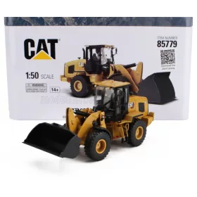  DM-Models - CATERPILLAR CAT930 RUSPA GOMMATA - SCRAPER TRACTOR WHEEL LOADER YELLOW BLACK