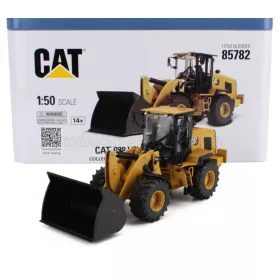   DM-Models - CATERPILLAR CAT938 RUSPA GOMMATA - SCRAPER TRACTOR WHEEL LOADER YELLOW BLACK