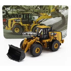   DM-Models - CATERPILLAR CAT966M RUSPA GOMMATA - SCRAPER TRACTOR WHEEL LOADER YELLOW BLACK