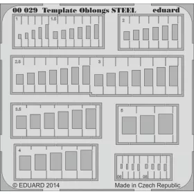Eduard - Template Oblongs Steel