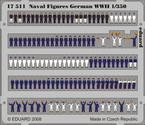Eduard - Naval Figures German WWII 1/350