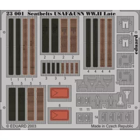 Eduard - Seatbelts USAF and USN WWII Late 1/24