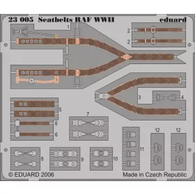 Eduard - Seatbelts RAF WWII 1/24