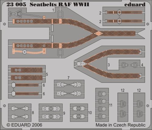 Eduard - Seatbelts RAF WWII 1/24