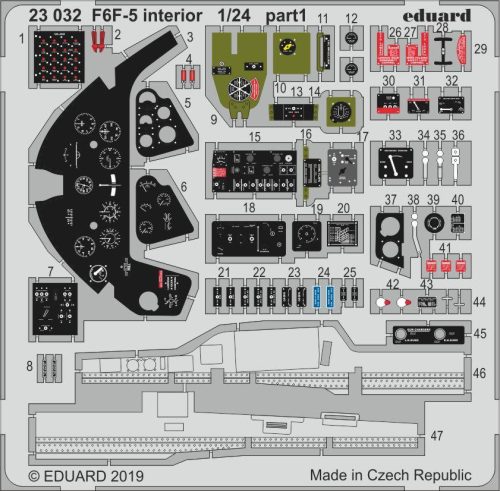 Eduard - F6F-5 Interior for Airfix