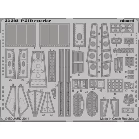 Eduard - P-51D Exterior for Tamiya