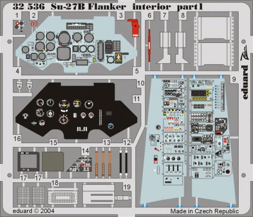 Eduard - Su-27B Flanker Interior