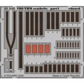 Eduard - TBF/TBM Seatbelts for Trumpeter
