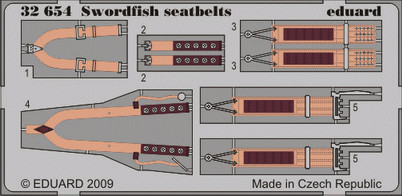 Eduard - Swordfish Seatbelts for Trumpeter