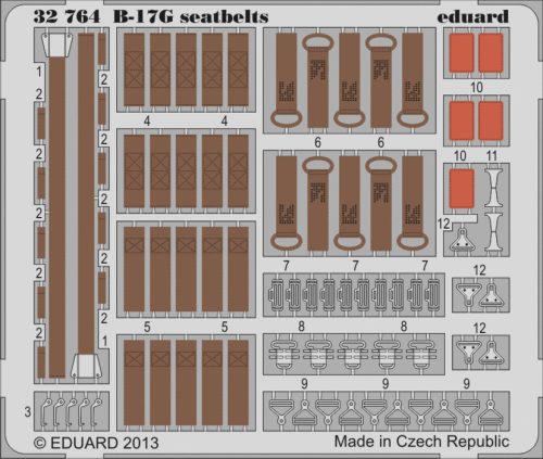 Eduard - B-17G Seatbelts for Hk Models