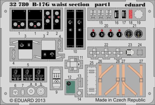 Eduard - B-17G Waist Section for Hk Models