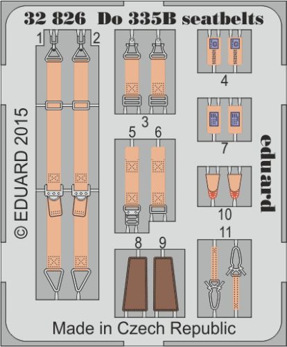 Eduard - Do 335B Seatbelts for Hk Models