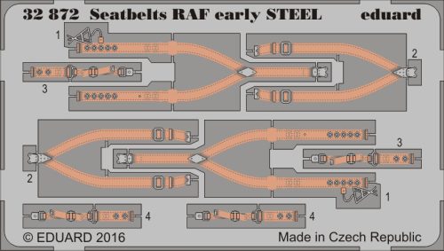 Eduard - Seatbelts RAF Early Steel