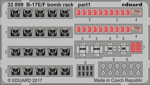 Eduard - B-17E/F Bomb Rack for Hk Model