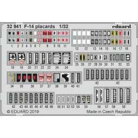 Eduard - F-14 Placards for Tamiya